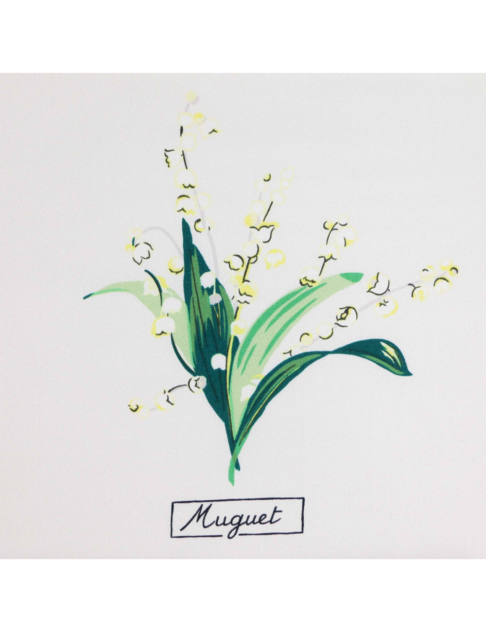 Carré DIOR soie bouquet de muguet