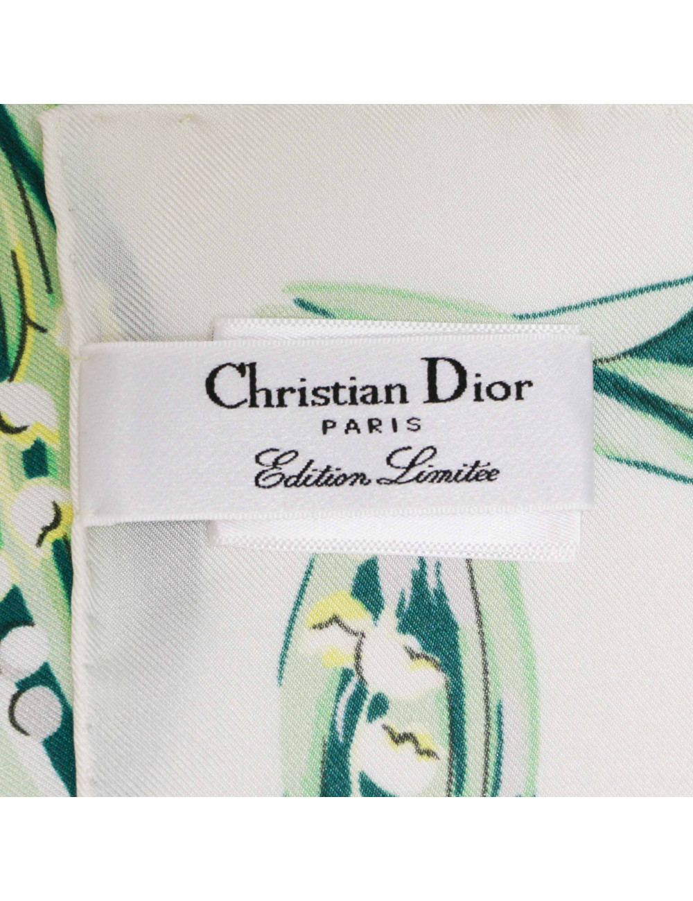 Carré DIOR soie bouquet de muguet