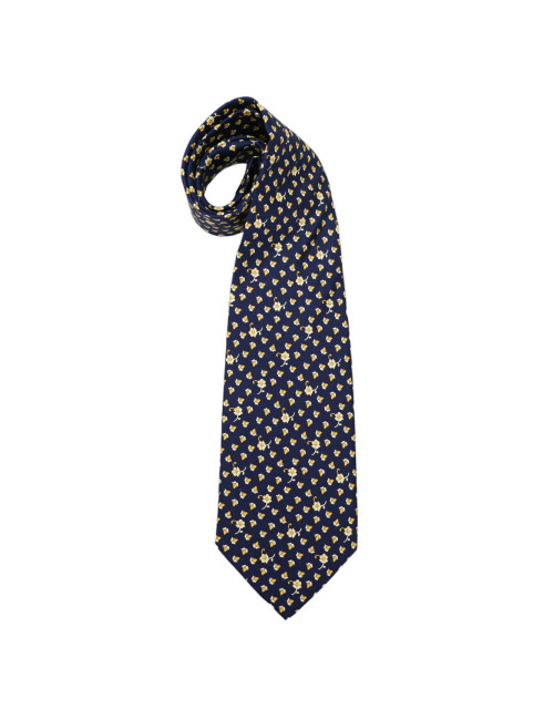 Cravatte NINA RICCI bleu soie