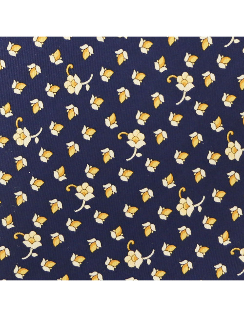 Cravate NINA RICCI bleu soie