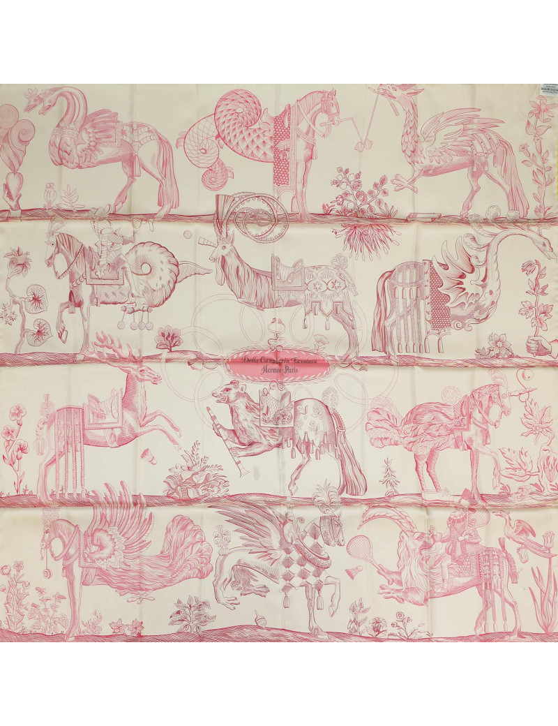 Carré double face HERMES Della Cavalleria Favolosa