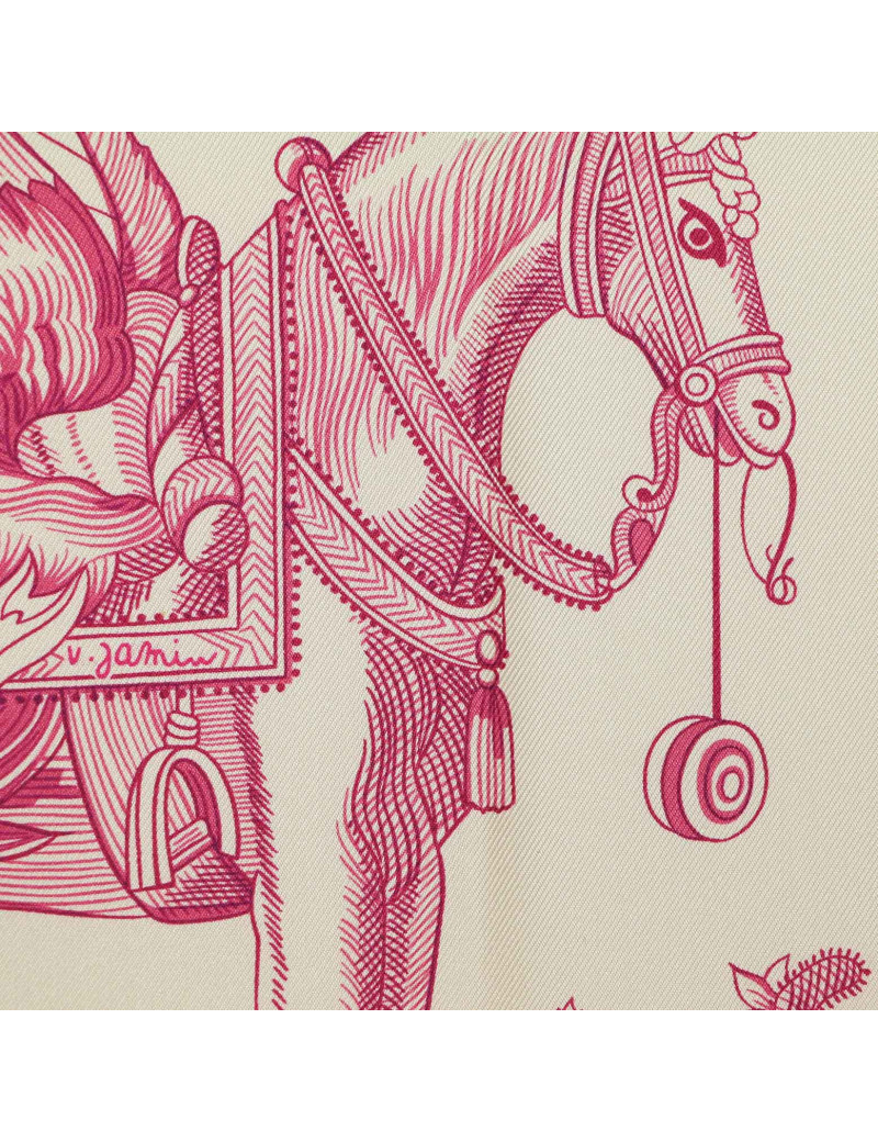 Carré double face HERMES Della Cavalleria Favolosa