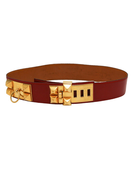 Ceinture T70 CDC HERMES box rouge