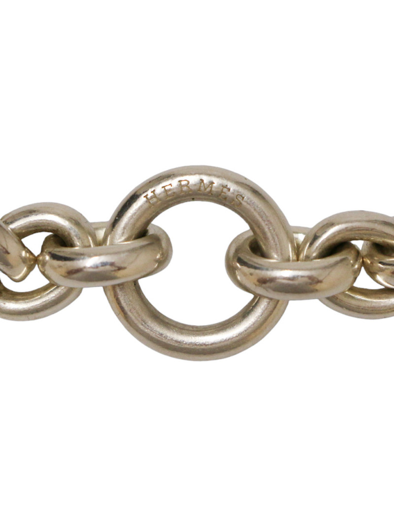 Collier HERMÈS Crescendo argent massif