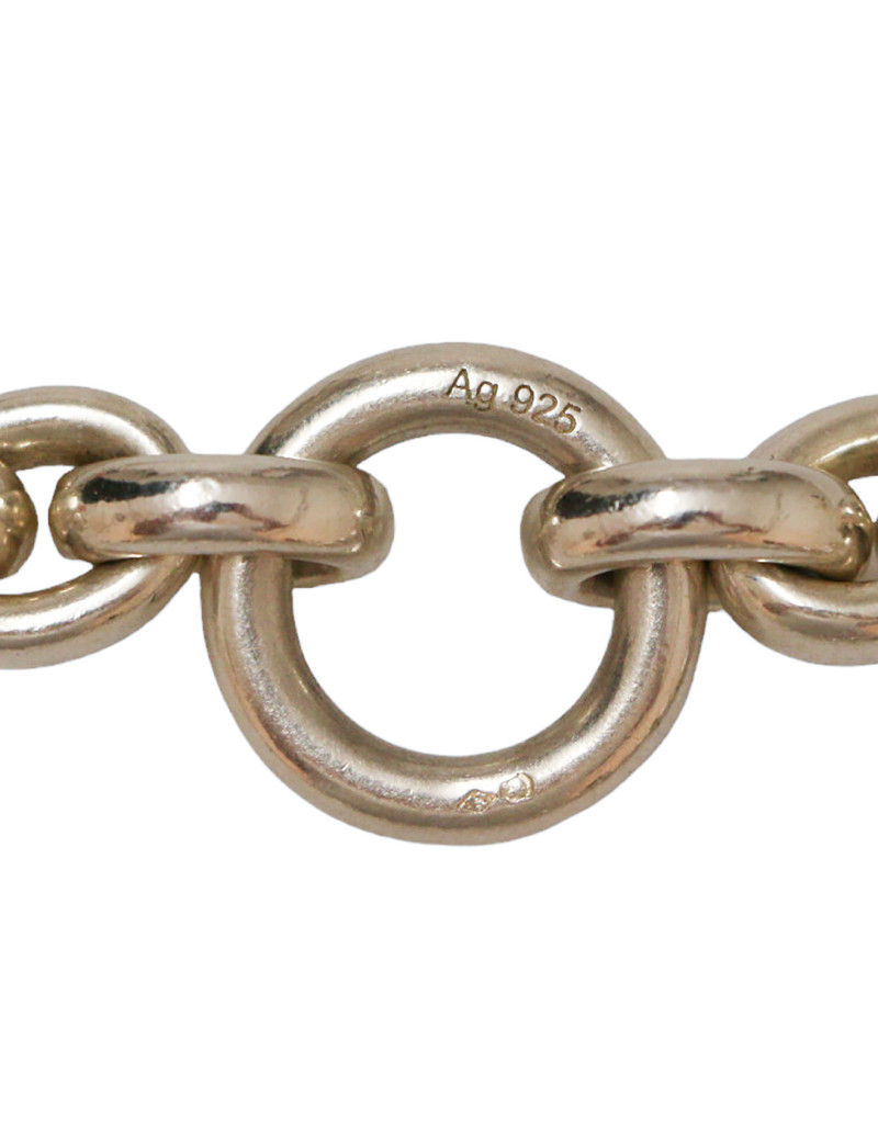 Collier HERMÈS Crescendo argent massif