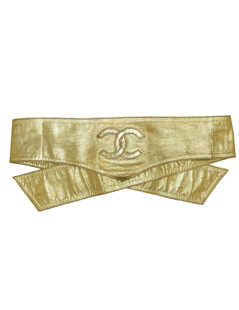Ceinture dorée CHANEL