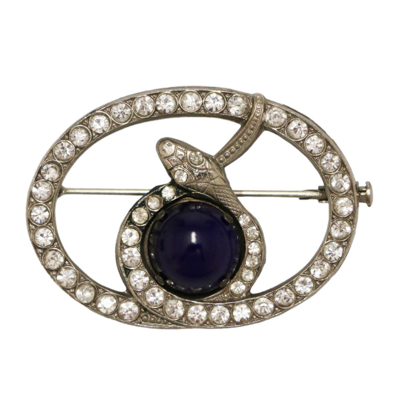 YVES SAINT LAURENT YSL Vintage snake brooch
