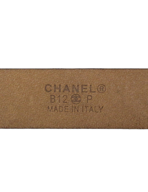 Ceinture CHANEL fine noire