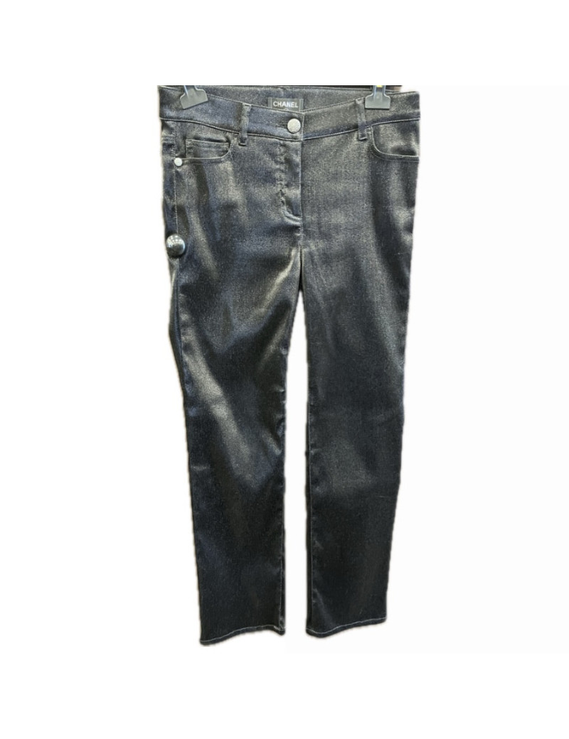 Pantalon CHANEL T 40 stretch noir