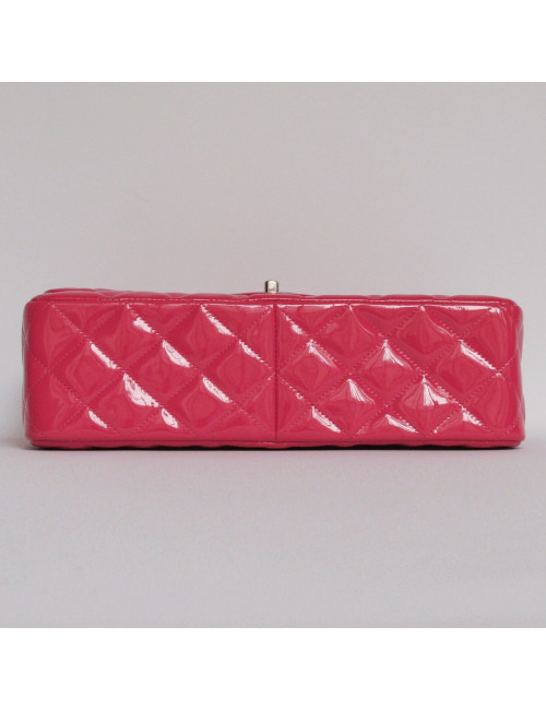 sac Jumbo CHANEL en cuir verni rose