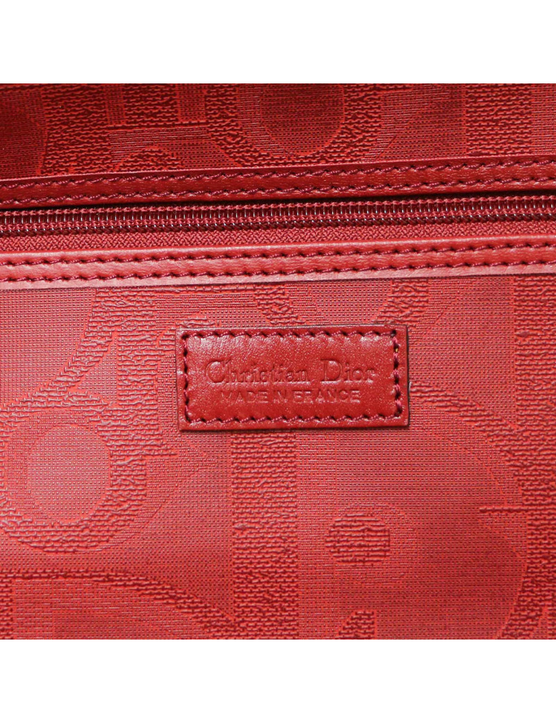 Polochon T 45 DIOR Toile emboissée rouge