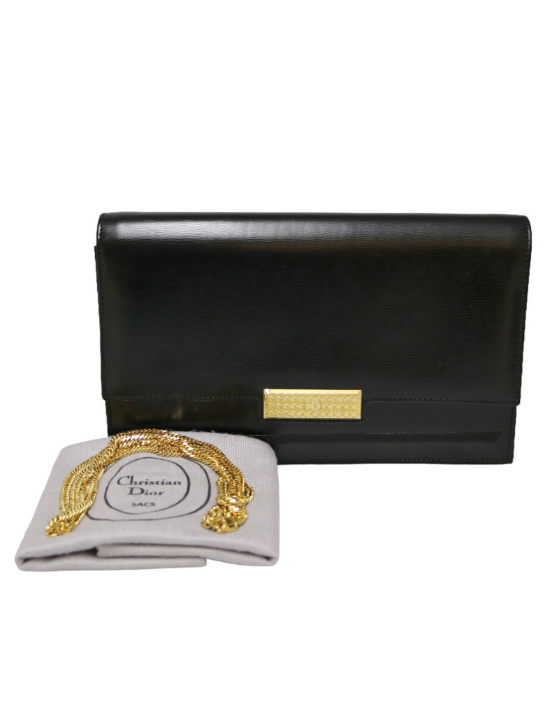 Pochette sac CHRISTIAN DIOR Vintage noir