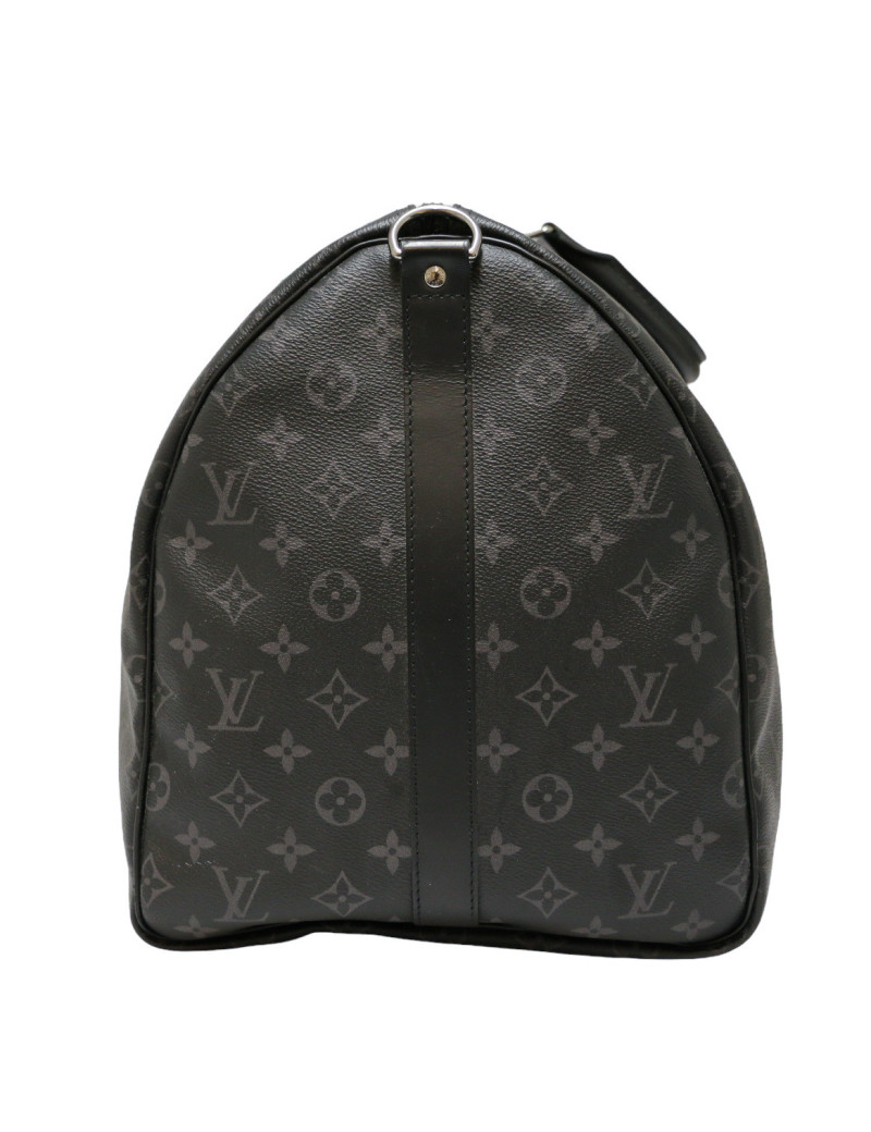 Keepall 65 LOUIS VUITTON toile Moniogram gris