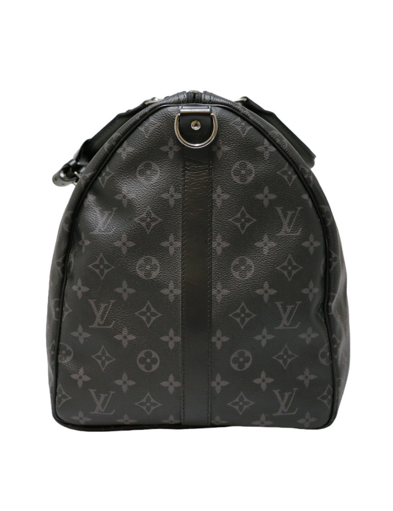 Keepall 65 LOUIS VUITTON toile Moniogram gris