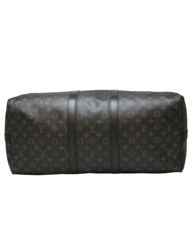 Keepall 65 LOUIS VUITTON toile Moniogram gris