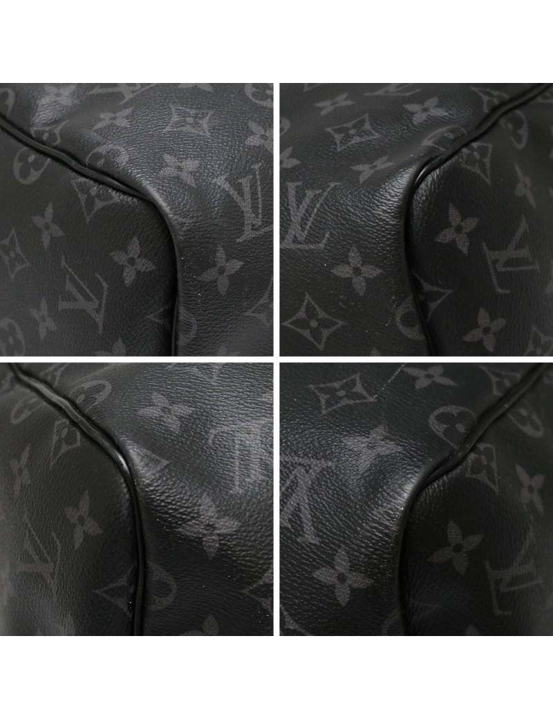 Keepall 65 LOUIS VUITTON toile Moniogram gris