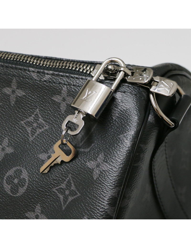 Keepall 65 LOUIS VUITTON toile Moniogram gris