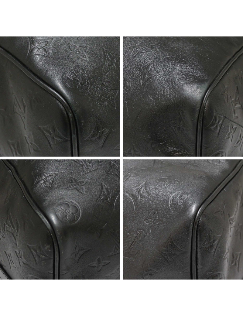 Keepall 50 LOUIS VUITTON cuir Empreinte Monogram