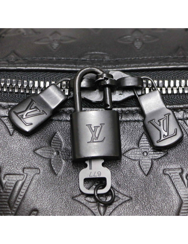 Keepall 50 LOUIS VUITTON cuir Empreinte Monogram