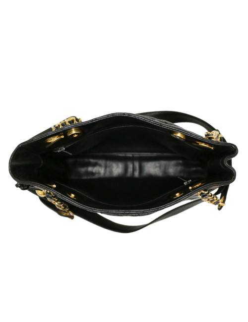 Sac CHANEL Vintage cuir noir