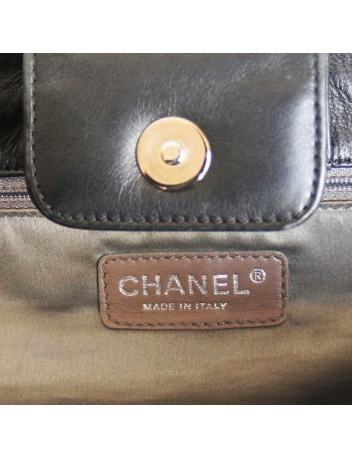 sacHANEL cuir lisse et vernis