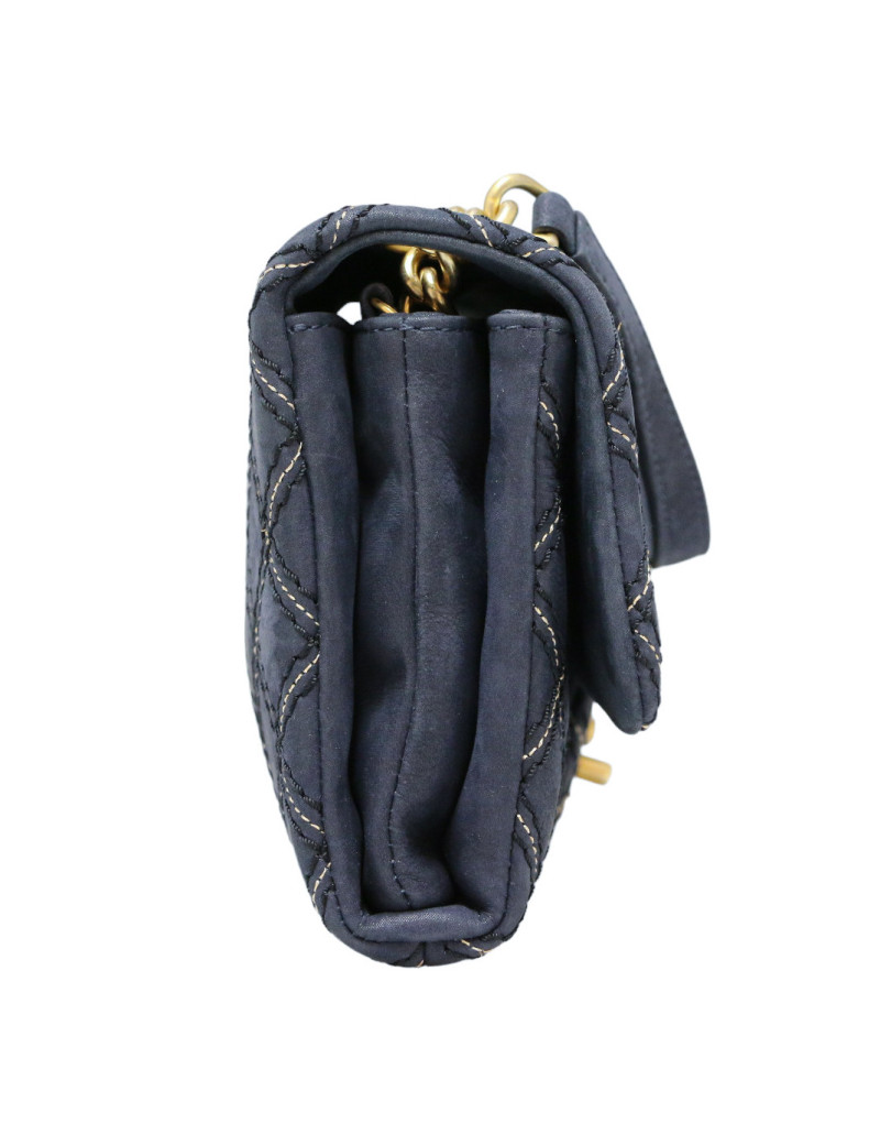 CHANEL wild stitch blue bag