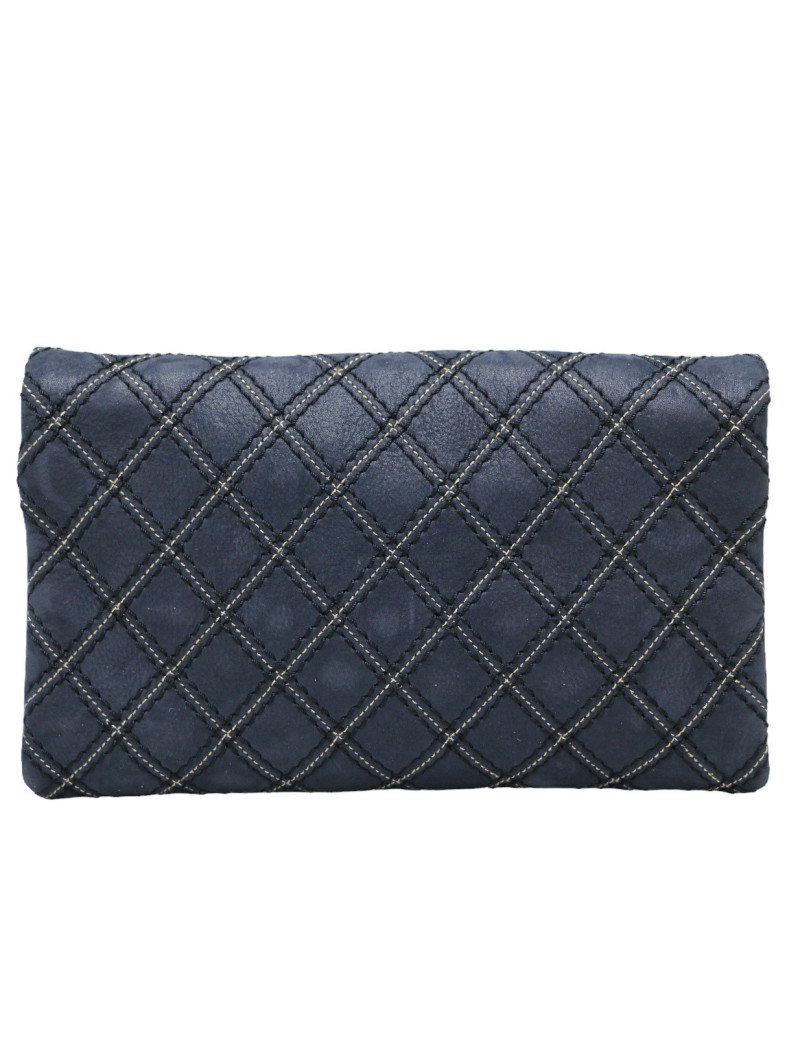 CHANEL wild stitch blue bag