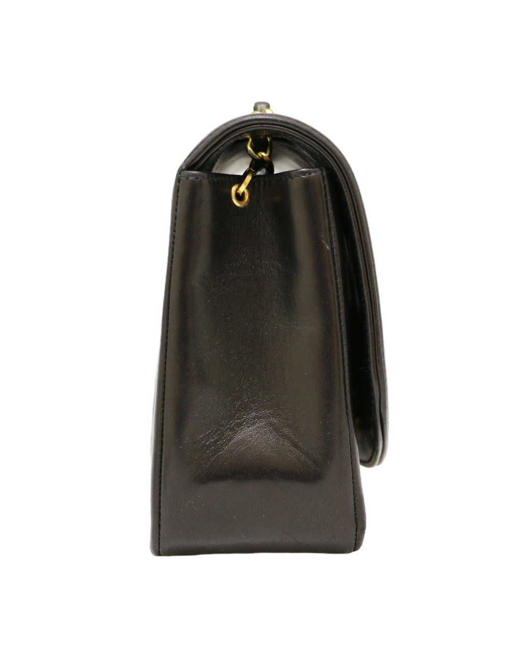 Sac Diana CHANEL cuir noir