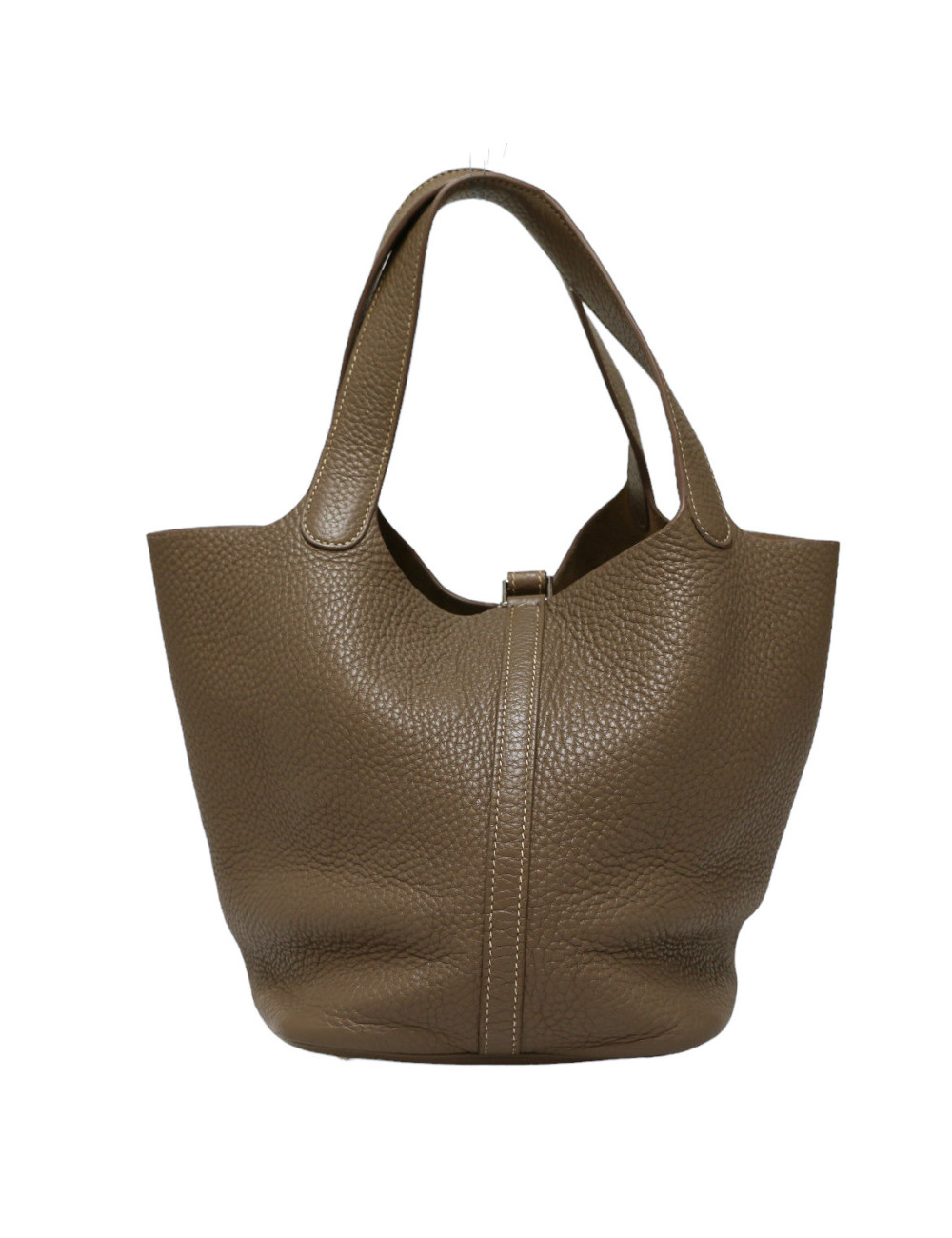 Sac HERMES Picotin 22 étoupe
