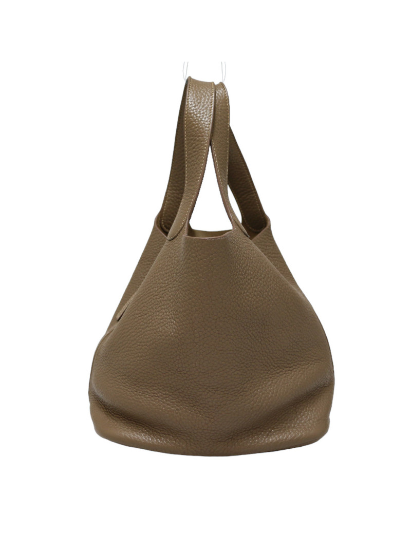 Sac HERMES Picotin 22 étoupe
