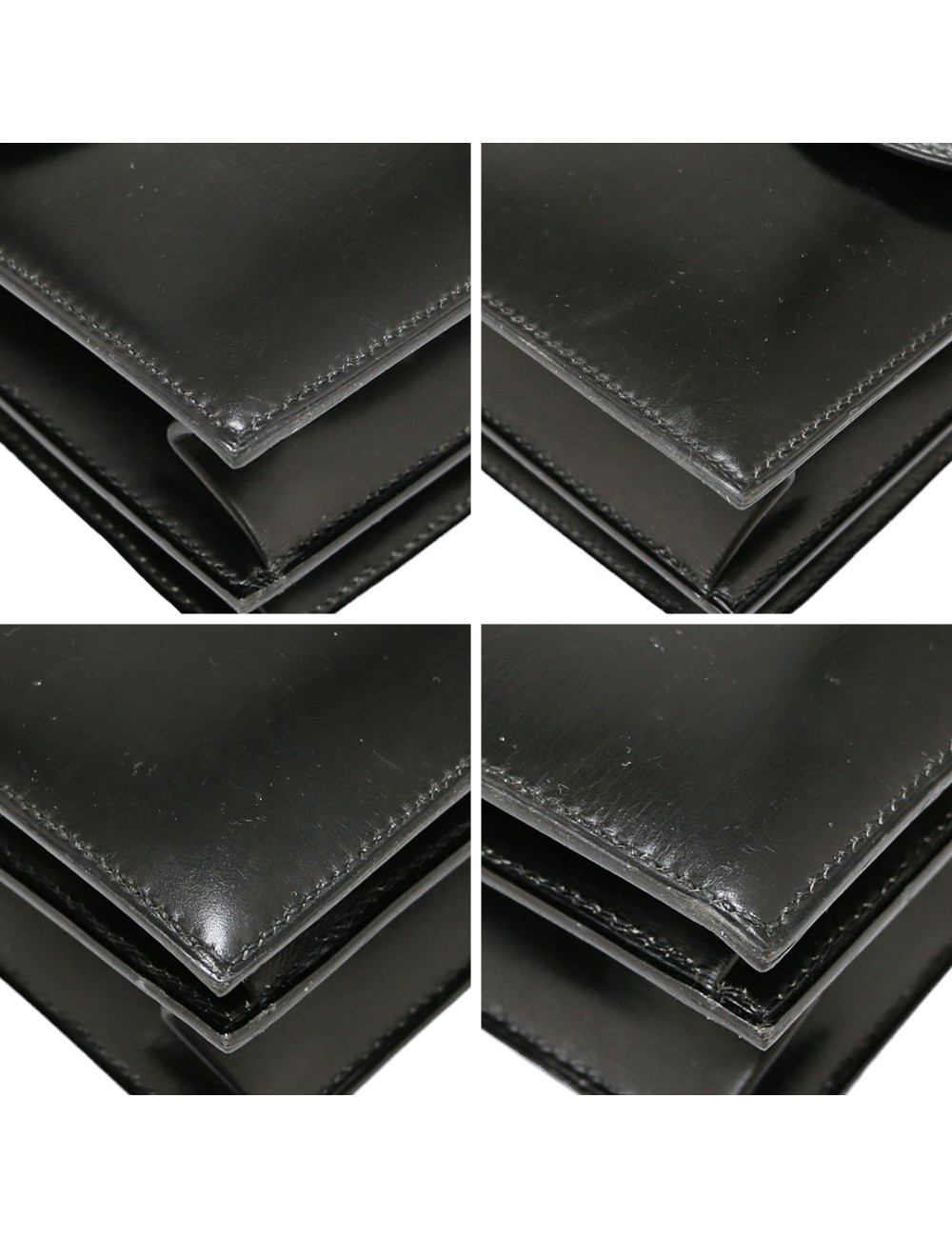 HERMES Vintage Escale bag in black Box calfskin