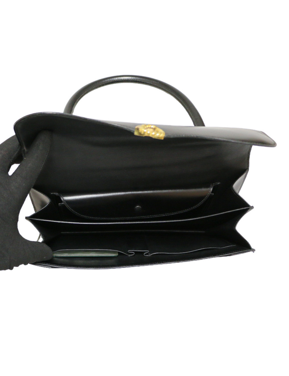 HERMES Vintage Escale bag in black Box calfskin
