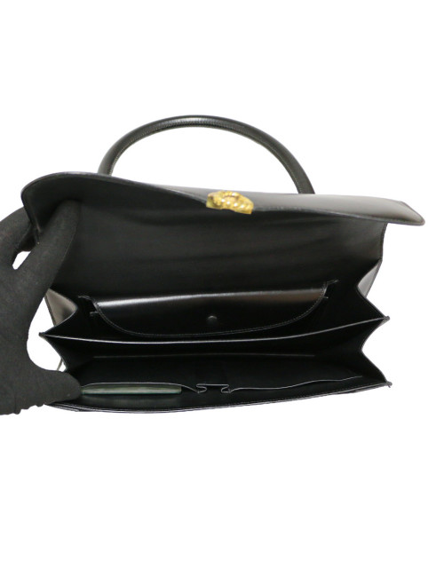 HERMES Vintage Escale bag in black Box calfskin