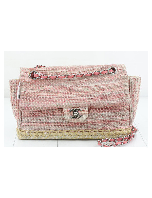 Sac espadrille CHANEL rose