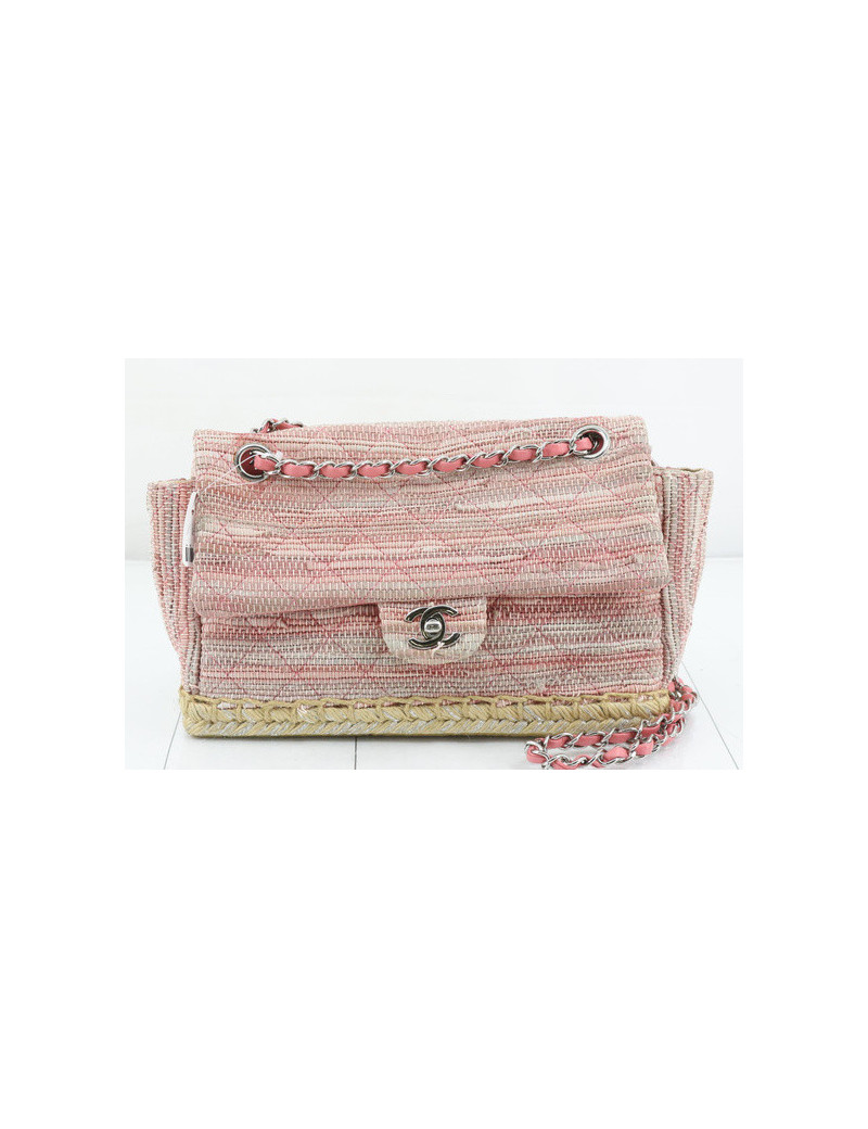 Sac espadrille CHANEL rose