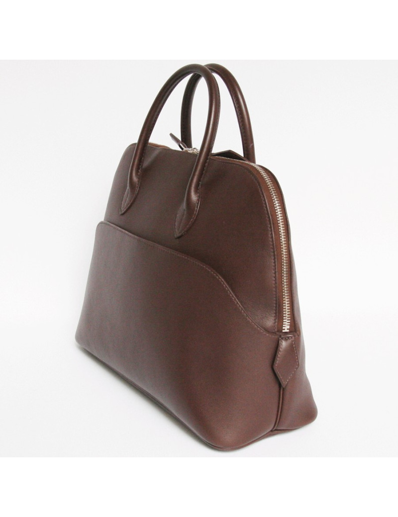 Sac HERMES Bolide marron 