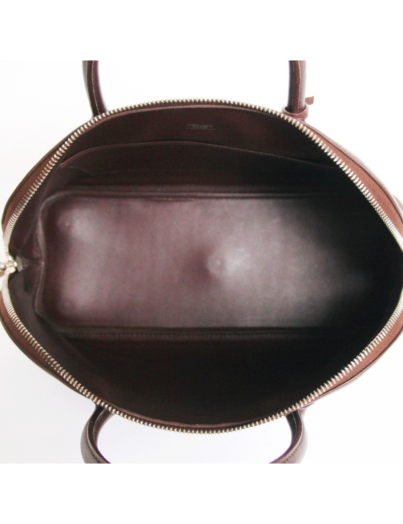 Sac HERMES Bolide marron 