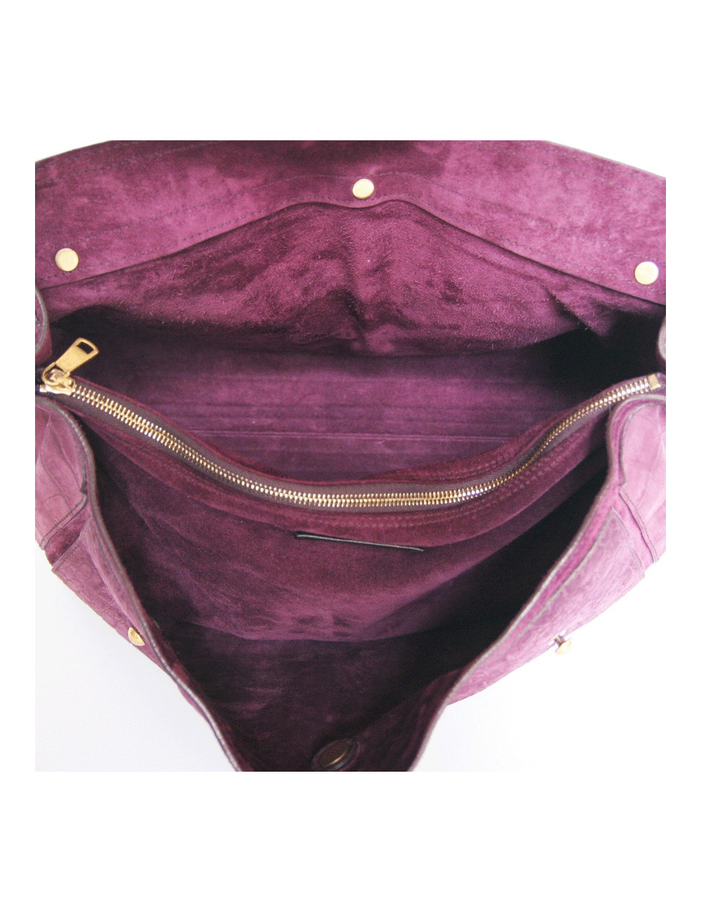 Sac Muse two YSL cuir façon croco