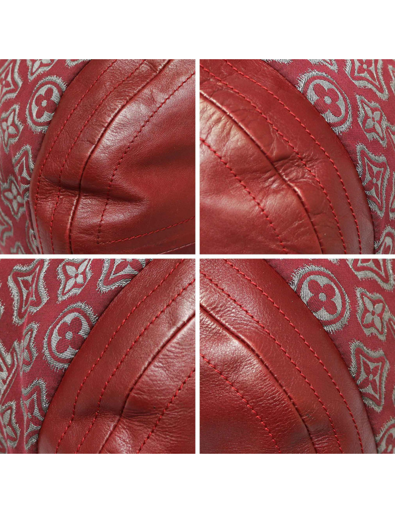 LOUIS VUITTON aviator bag in burgundy Monogram canvas