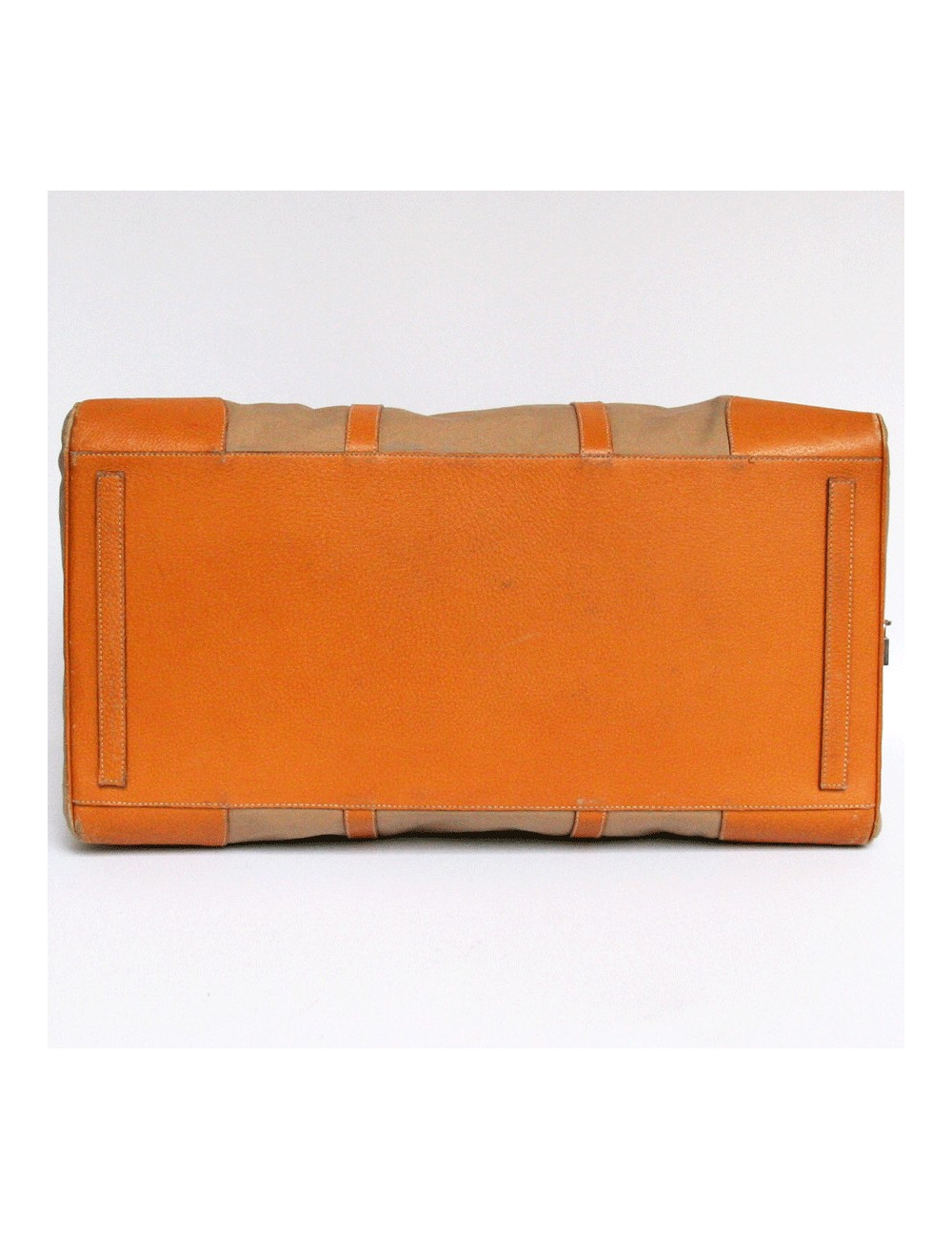 Sac weekender PRADA toile et cuir