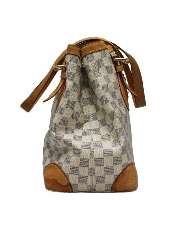 Sac Galliera LOUIS VUITTON toile damier azur 2