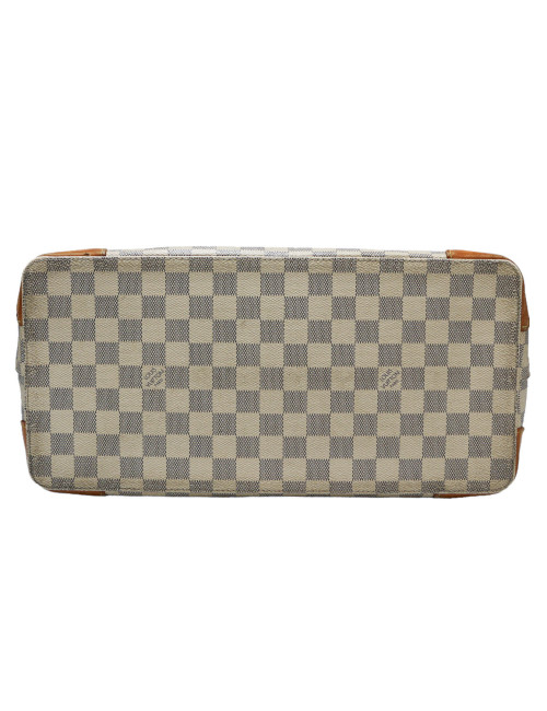 Sac Galliera LOUIS VUITTON toile damier azur