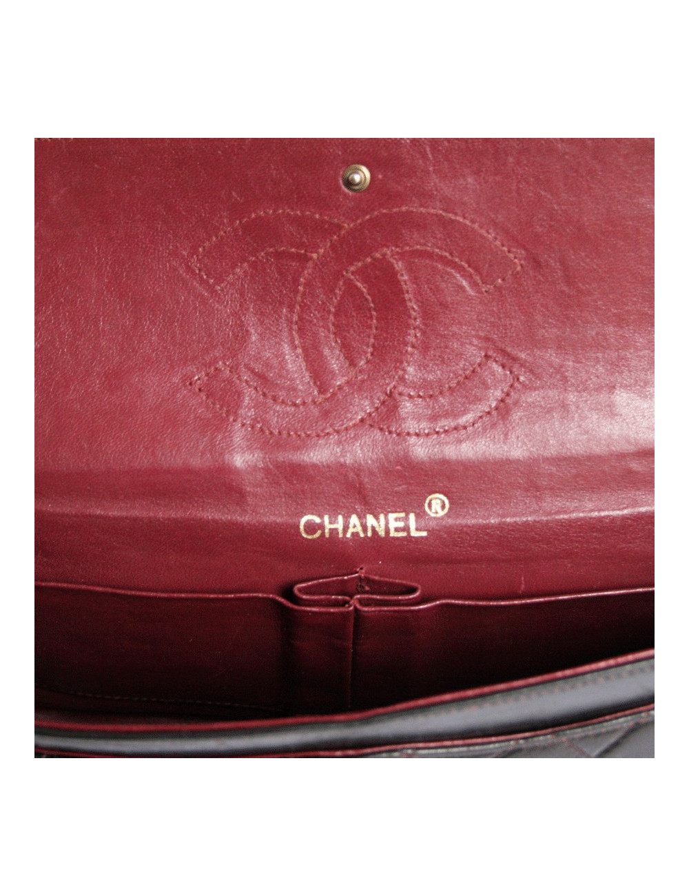 sac timeless CHANEL marron vintage