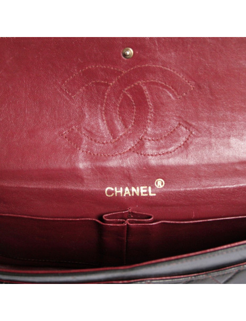 sac timeless CHANEL marron vintage