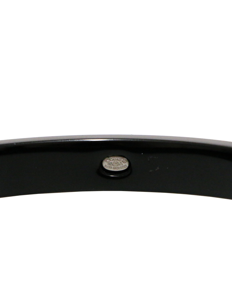 Bracelet CHANEL fin pression argent