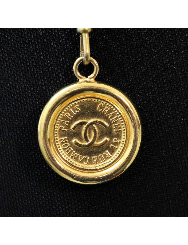 Ceinture CHANEL triple rangs dorée