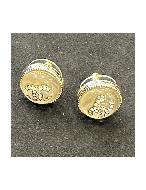 Clous d'oreilles CHANEL ronds
