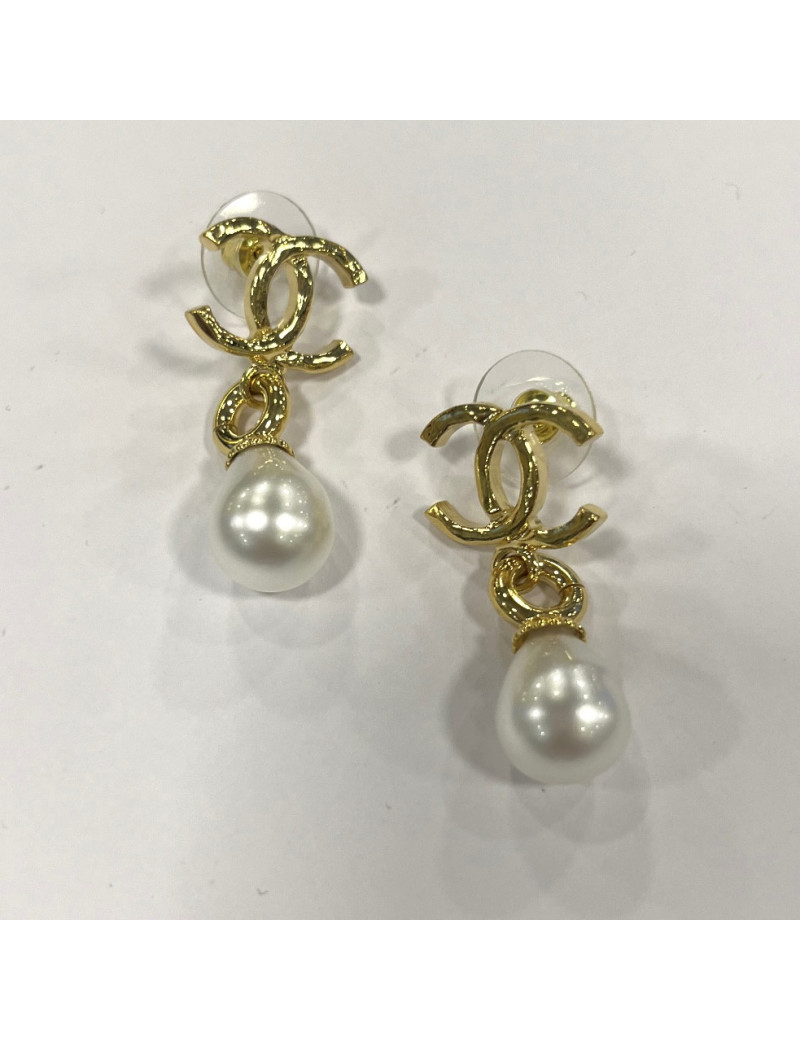 BO CHANEL perles poire