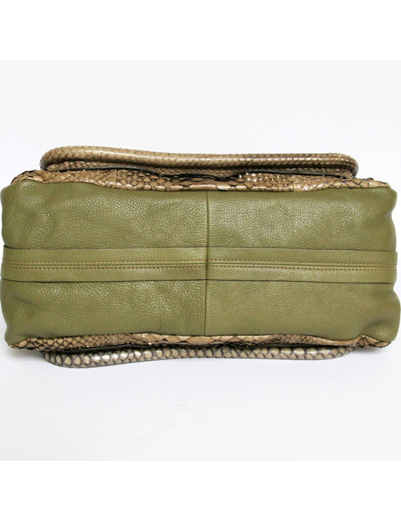 Sac Paraty CHLOE python vert