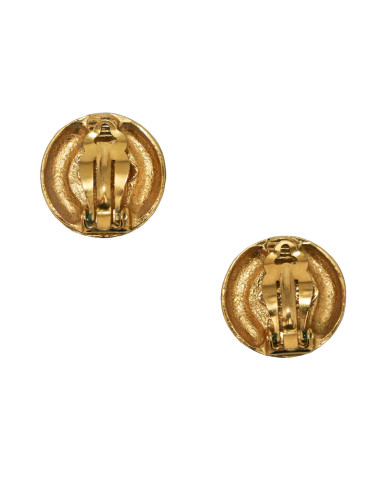 Clips CHANEL rouge en pâte de verre 2